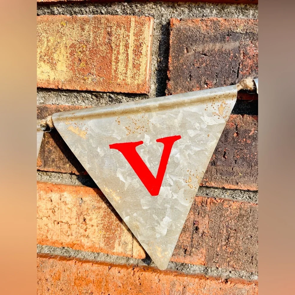 *Believe Metal Pennant Garland 45”